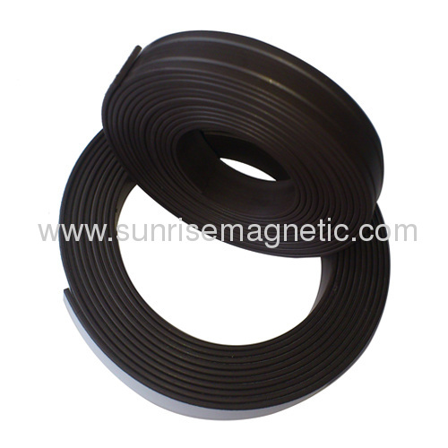Rubber magnet with adhesive