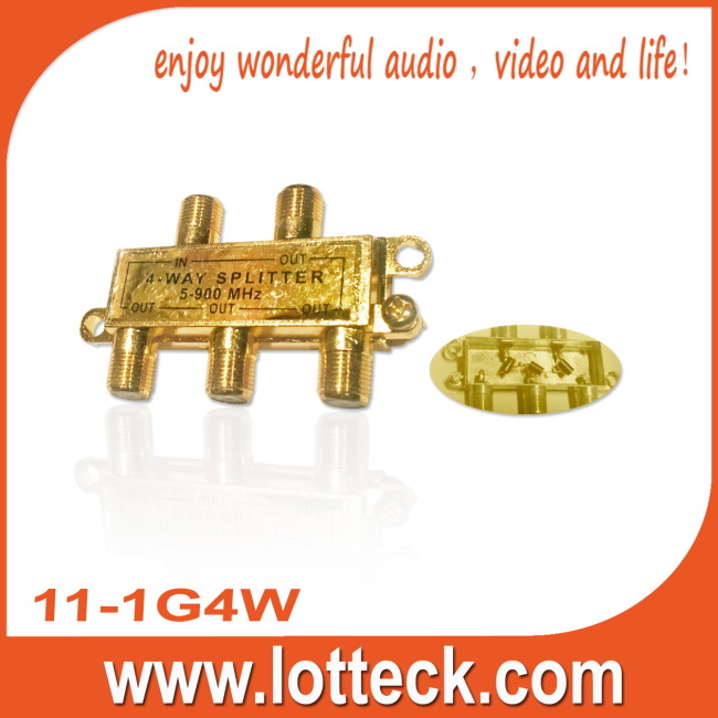 LOTTECK HIGH Quality 11-1G4W 4- WAY SPLITTER