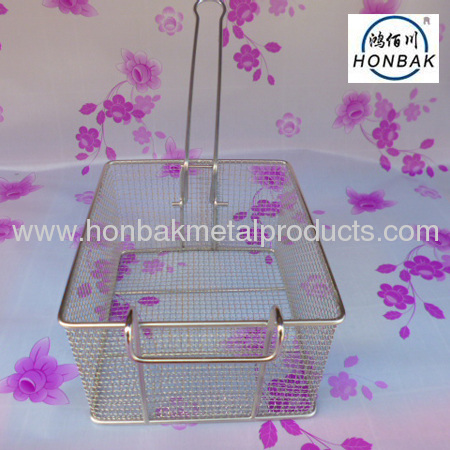 stainless steel kitchen wire mesh basket