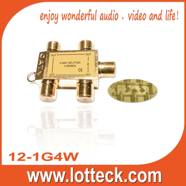 LotteckCE approved 12-1G4W 4 way splitter