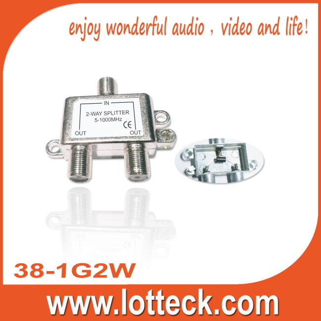 LOTTECK38-1G2W SAT 2-WAY-SPLITTER