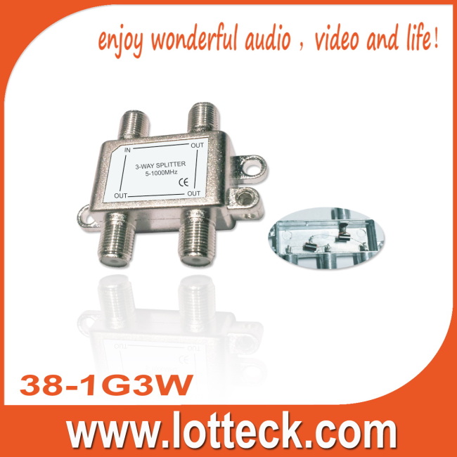 LOTTECK38-1G3W SAT 3-WAY-SPLITTER