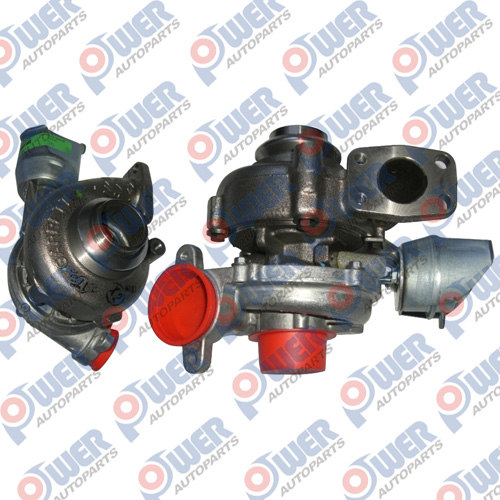 3M5Q-6K682-DA,3M5Q-6K682-DC,9657530580,9662371080,0375K5,0375J0 Turbo Charger for FORD,FIAT,CITRO