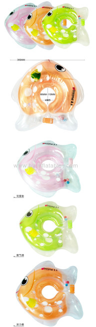 0-1 years old inflatable baby neck ring