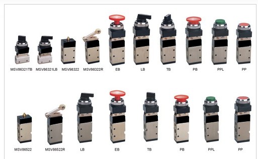 mechanical valve manual control valve mix valve pneumatic control valveMSV series 86522 86322 EB 