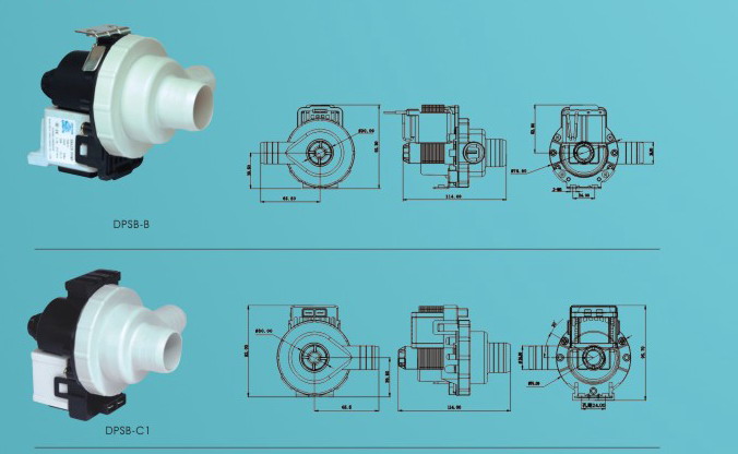 Washing machine drain pump DPSB-B