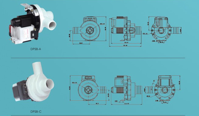 Washing machine drain pump DPSB-A