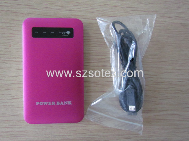 4000mAh portable power bank for mobile phone and devices