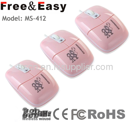 Super mini wired mouse with usb cable for small hand