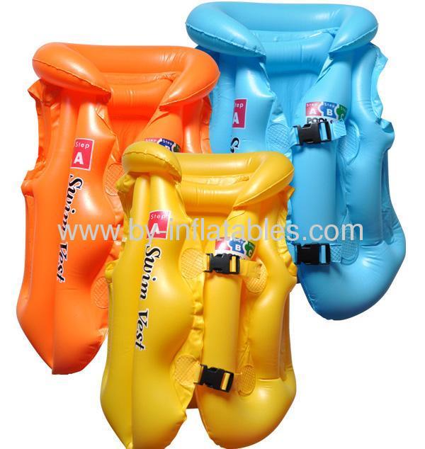 PVC inflatable swim vest