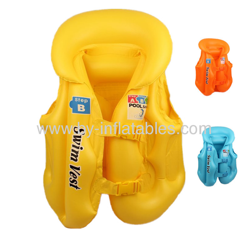 inflatable kid swim vest 