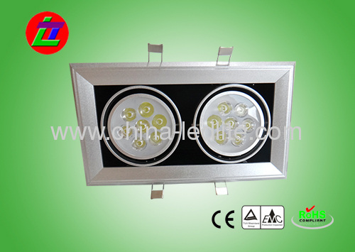 high power 2*1*1w grille lamp 