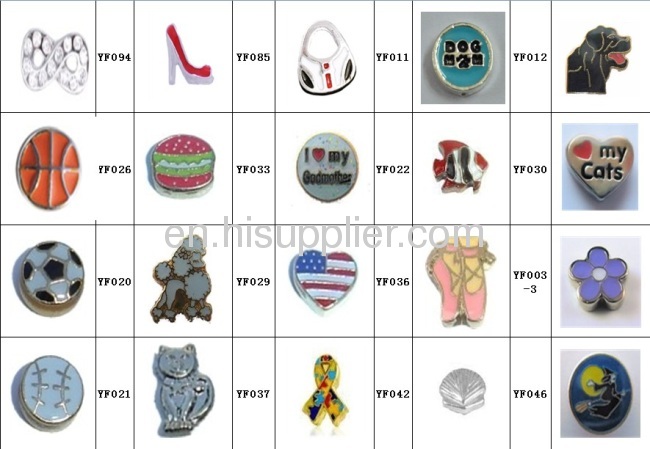 2013 Latest Floating Charms Wholesale Floating Locket Charms Cheap