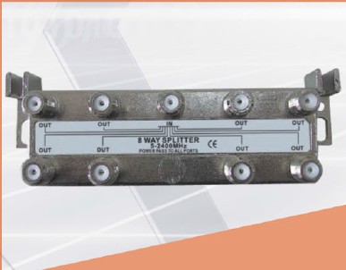 5-2400MHZ LOTTECK 33-3G8W-A/B 8-WAY SPLITTER 