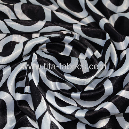 100% Polyester Satin fabric for nightdress, evening dress