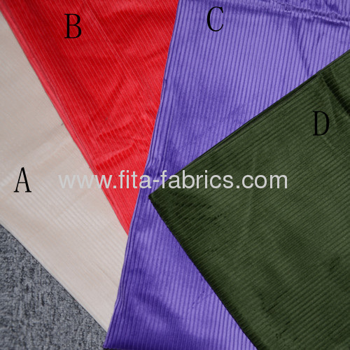 6W100%cotton dyeing corduroy fabric