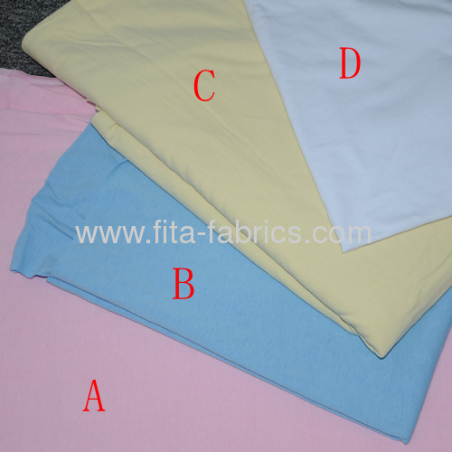 100% cotton knitting interlockfabric 