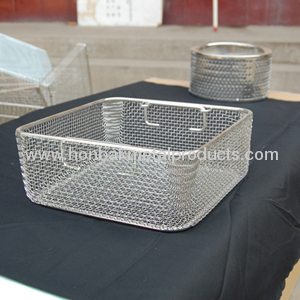 Stainless Steel Wire Mesh Baskets of heat treatment