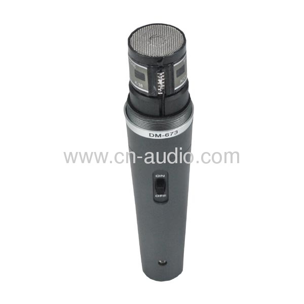 Professional handheld wired dynamic microphone DM-673