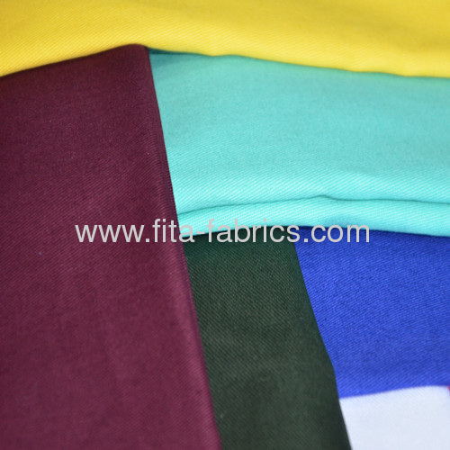 natural color ployester/cotton blended or 100% cotton single drill fabric