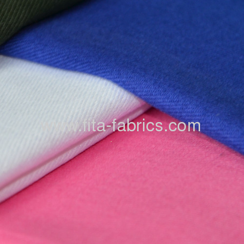 natural color ployester/cotton blended or 100% cotton single drill fabric