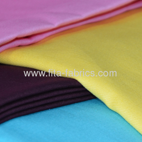 natural color ployester/cotton blended or 100% cotton single drill fabric