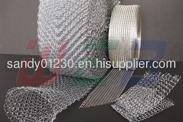 knitted wire mesh for shielding tape