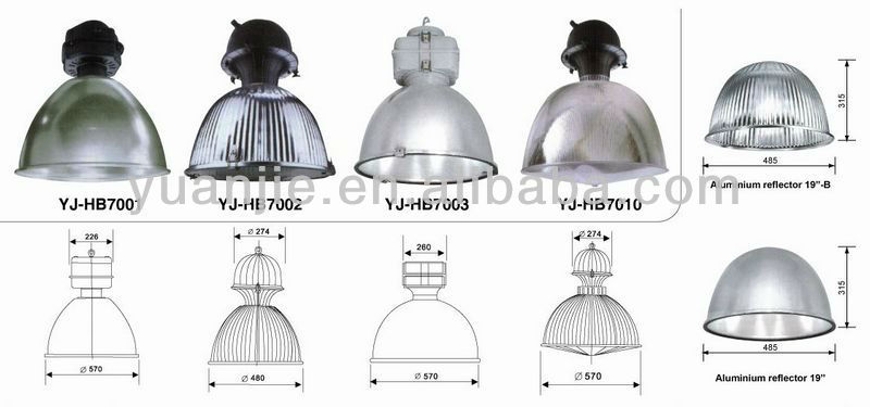 250/400W high bay light fitting