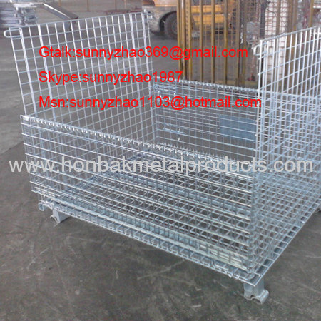 wire pallet wire mesh container