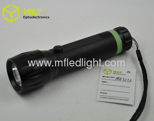 Aluminium 3w high power LED flashlight 