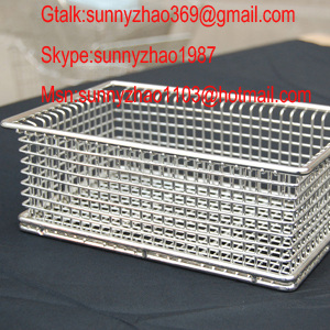 stainless steel Sterilization Basket/ medical basket