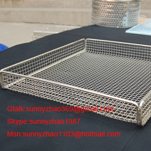 stainless steel Sterilization Basket/ medical basket