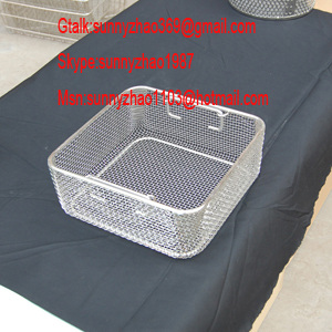 stainless steel Sterilization Basket/ medical basket