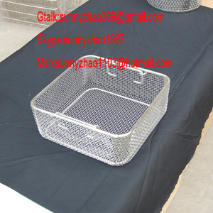 medical storage wire basket/medical waste basket