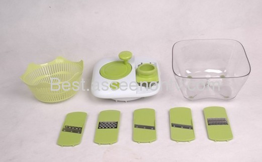 salad all in one-Konstar All in One Makes tossing salads so easy!Salads Spinner Slicer, grater and spinner