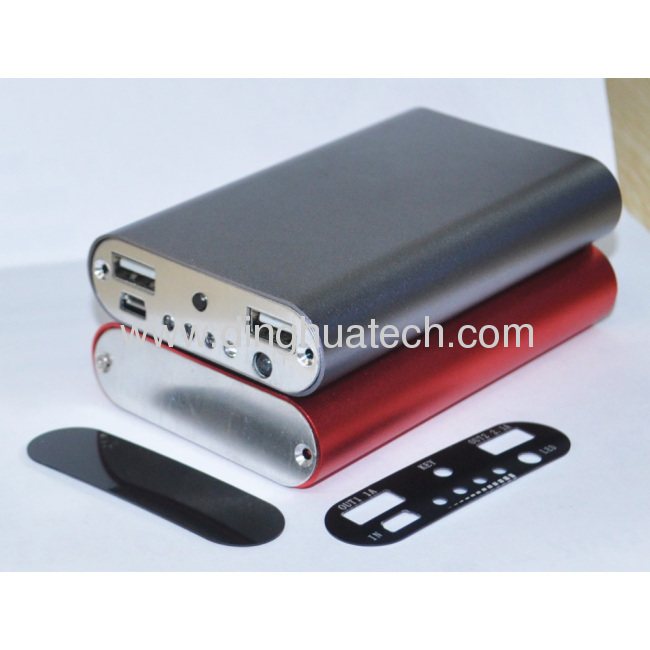 Double USB output and LED flashlight Protable ABS mobile sourse 