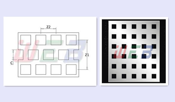 square hole ss perforatedmetal