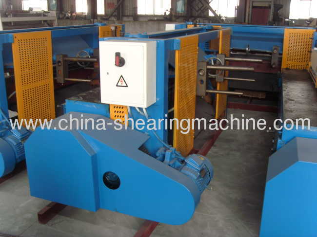 guillotine shearing machine for thin steel sheet