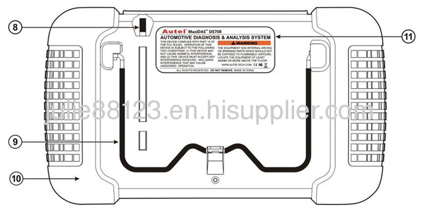 Obd2service wholesale Autel MaxiDAS DS708 Original French DS708