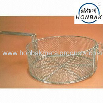 (Deep & Stainless Steel )Kitchen Fry Conlander/Wire Mesh Metal