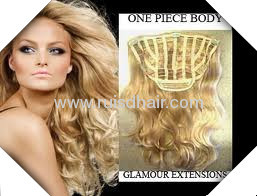 100%clip in hair extensionINDIAN VIRGIN REMY GOOD QUALITY