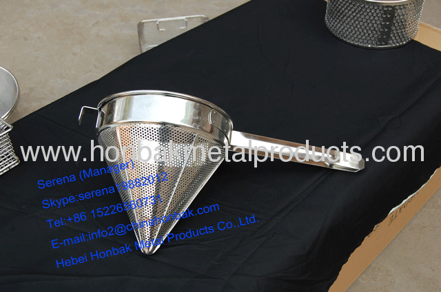stainless steel cone strainer