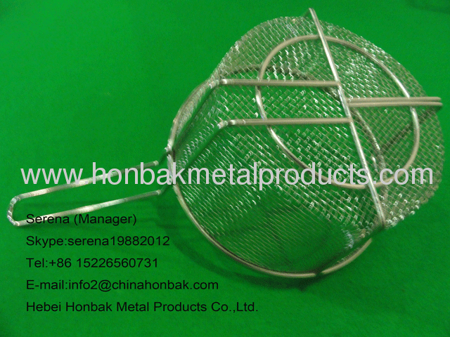 Round Wire Fry Basket