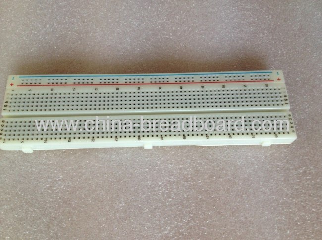 730 points solderless breadboard with color coordinates