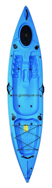 one person sit on top kayak/ single sit on top fishing kayak with foot-rest