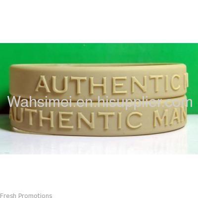 Personalized printed silicone bracelet for promotional gift 