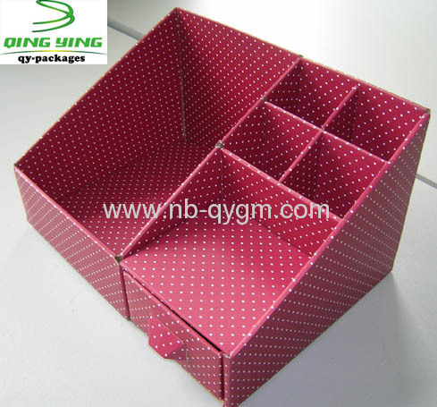 Assembled Folding office organiser boxes