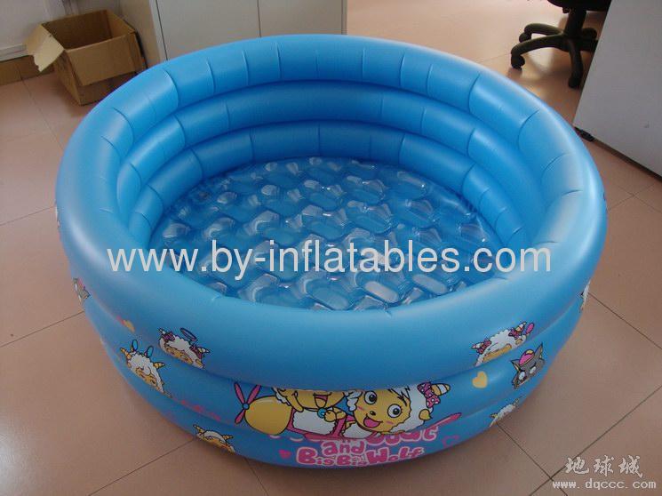 cartoon inflatable swimming ring for kid