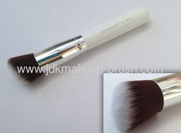 5 PCS WHITE SYNTHETIC HAIRFOUNDATION COSMETIC BRUSHES 