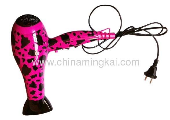 High power water transferring print hair dryer